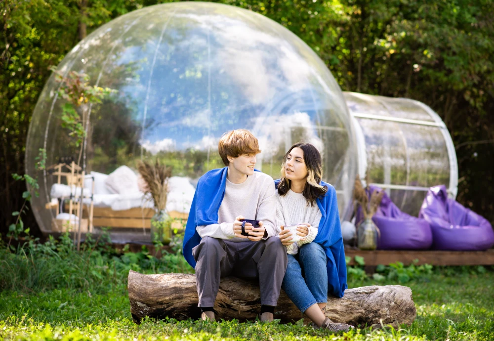 clear camping bubble tent